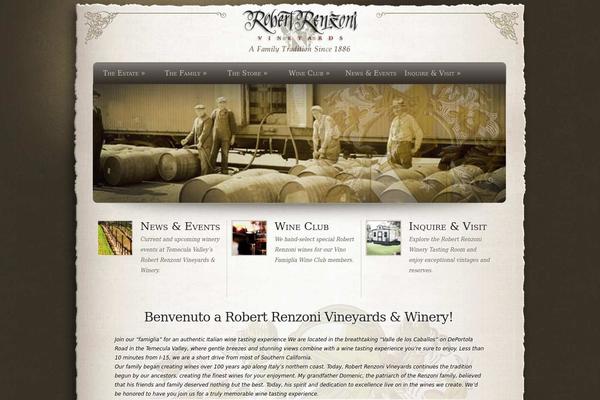 robertrenzonivineyards.com site used Renzoni