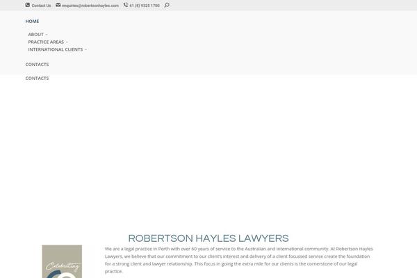 robertsonhayles.com.au site used Rhl