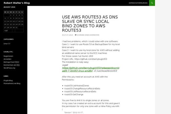 Twenty Fourteen theme site design template sample