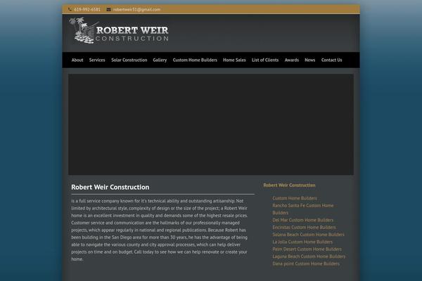 robertweirconstruction.com site used Weirbros