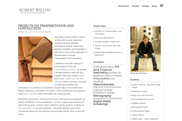 robertwillim.com site used Twenty Twenty-Two