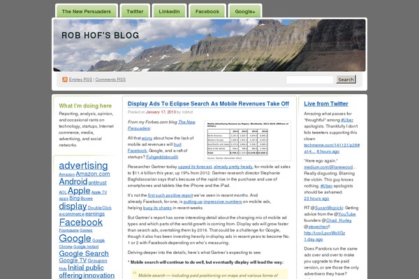 WordPress website example screenshot