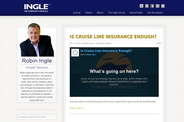 robiningle.com site used Robinblog