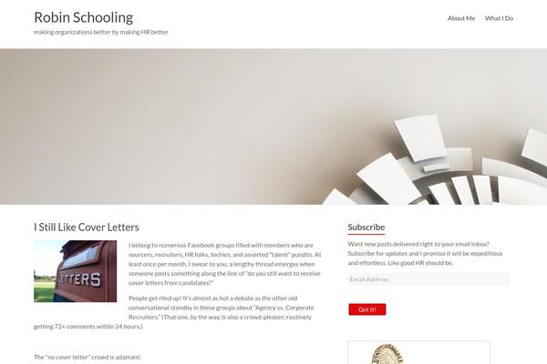 WordPress website example screenshot