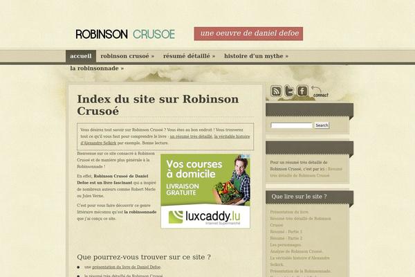 robinson-crusoe.fr site used Bold