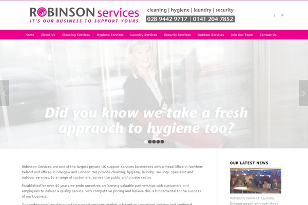 WordPress website example screenshot