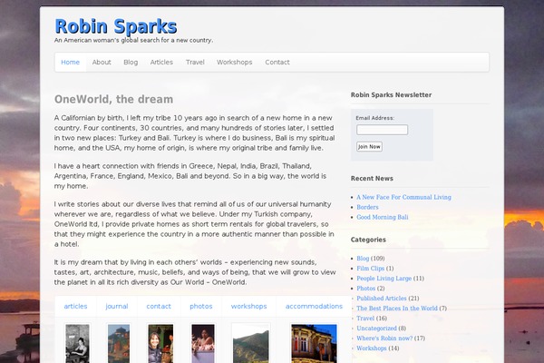 robinsparks.com site used Fresh Canvas