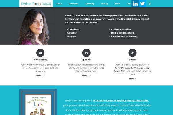Vantage theme site design template sample