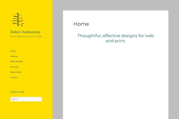 WordPress website example screenshot