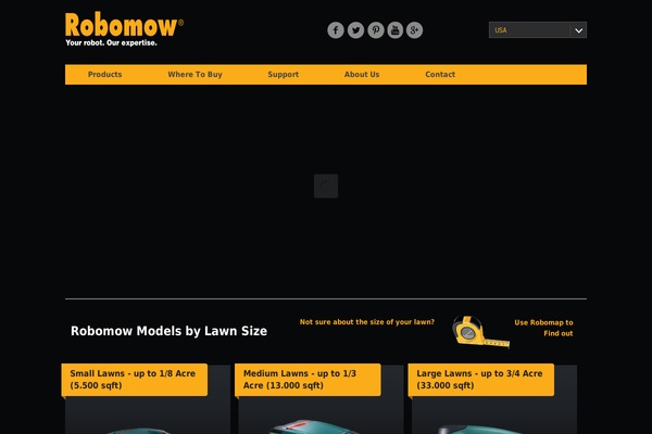 robomow theme websites examples