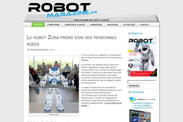 robot-magazine.fr site used Tv_connected