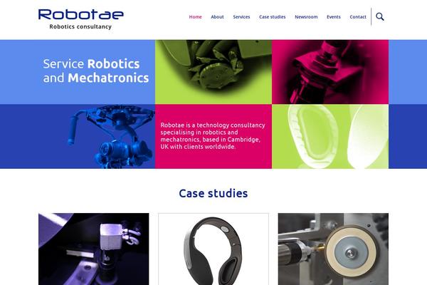 robotae.com site used Devdmbootstrap3-child