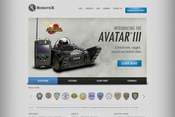 robotex theme websites examples