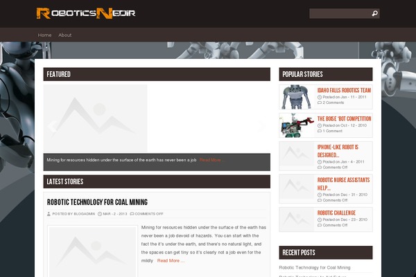 roboticsnedir.com site used Tiberion