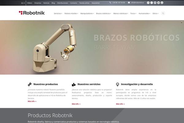 robotnik.es site used Robotnik