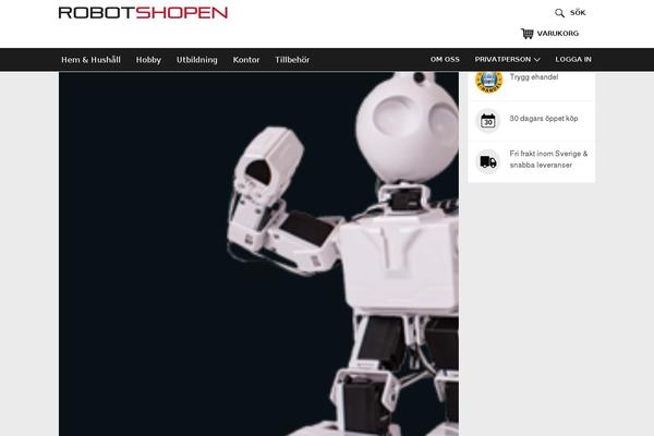 robotshopen.se site used Robotshopen