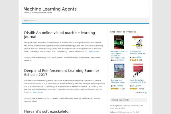 WordPress website example screenshot