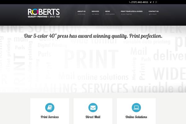Karma theme site design template sample
