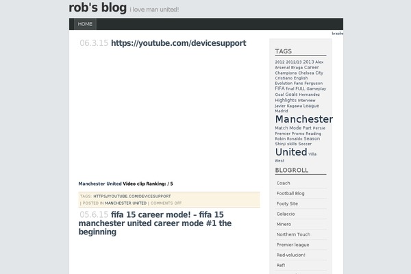 WordPress website example screenshot