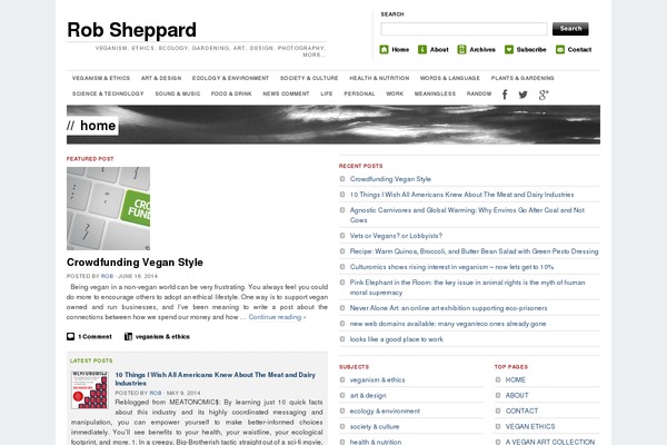 robsheppard.com site used Themorningafter-wpcom