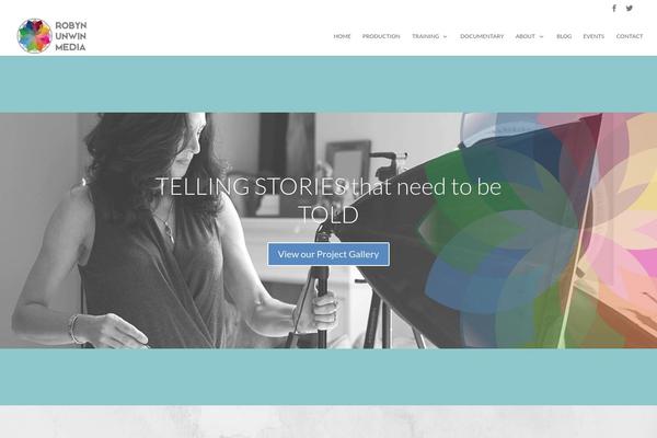 Divi theme site design template sample