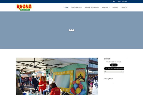 rocamaventures.com site used Divi