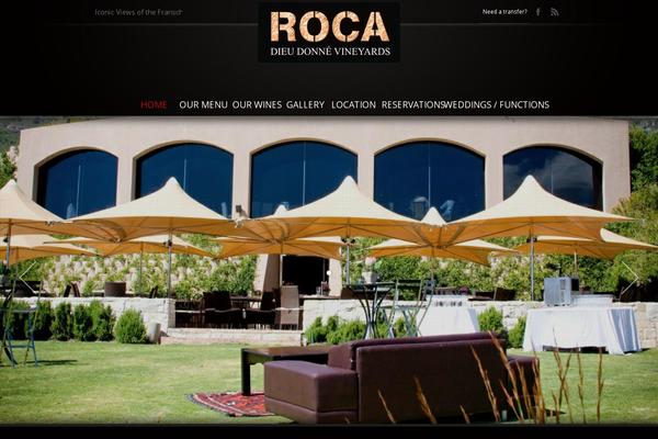 rocarestaurant.co.za site used Linguini
