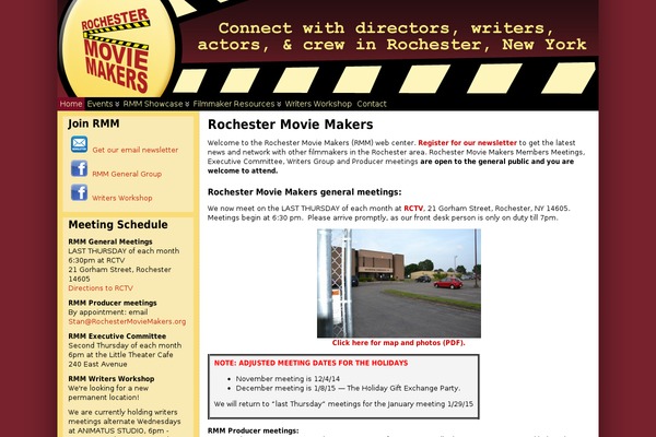 rochestermoviemakers.org site used Lat