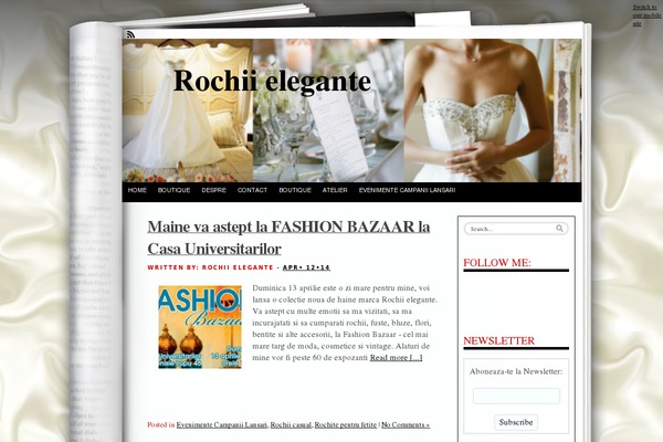 Fresh Ink Magazine theme site design template sample