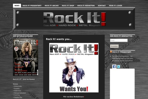 Site using Compact WP Audio Player plugin