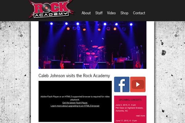 rockacademync.com site used Rockacademync