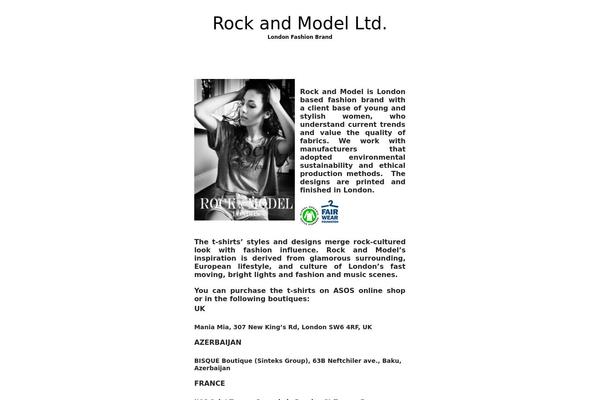 rockandmodel.com site used Shop One Column
