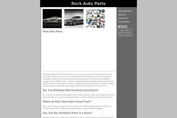 rockautoparts.org site used Clickbump_wp