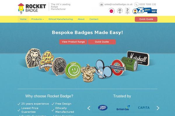 rocketbadge.co.uk site used Rocketbadge