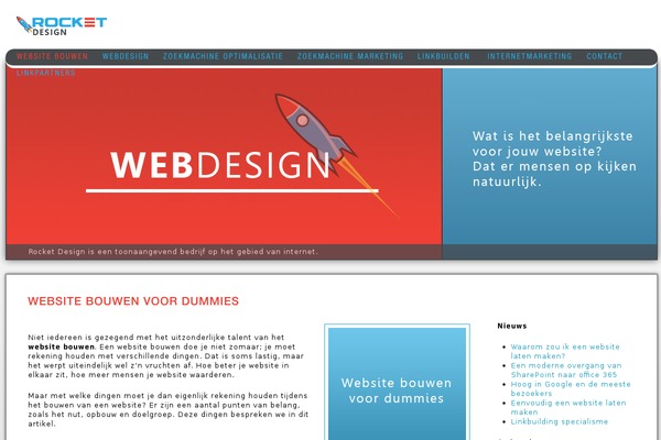 Standaard theme site design template sample