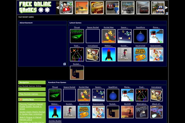 Arcademaster theme site design template sample
