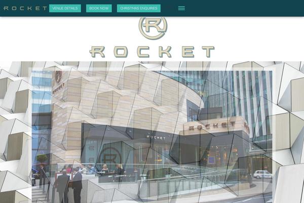 Rocket theme site design template sample