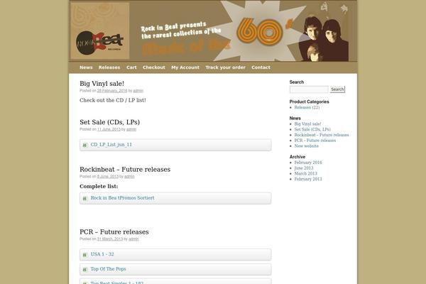 rockinbeat.de site used Twenty Ten