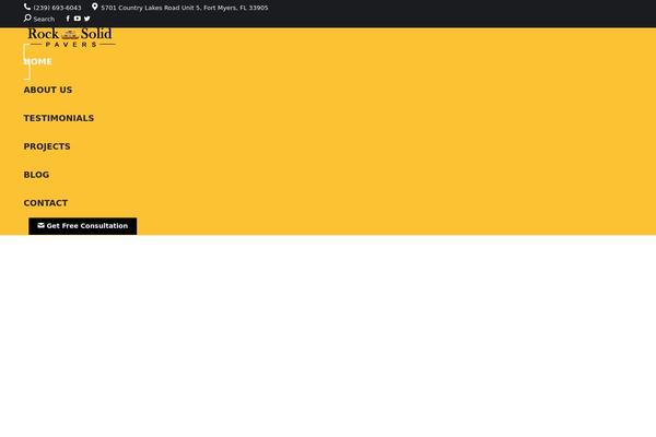 The7 theme site design template sample