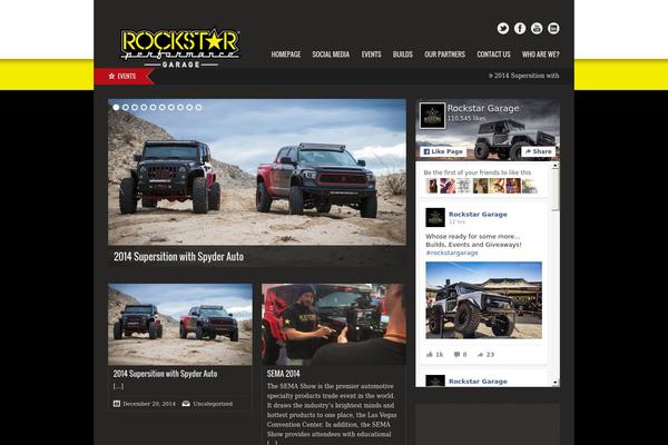 Backstreet theme site design template sample