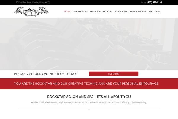 Rockstar theme site design template sample