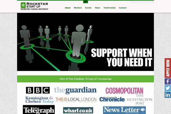 WordPress website example screenshot