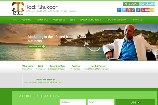 rocktheinvestor.com site used Rock-shukoor