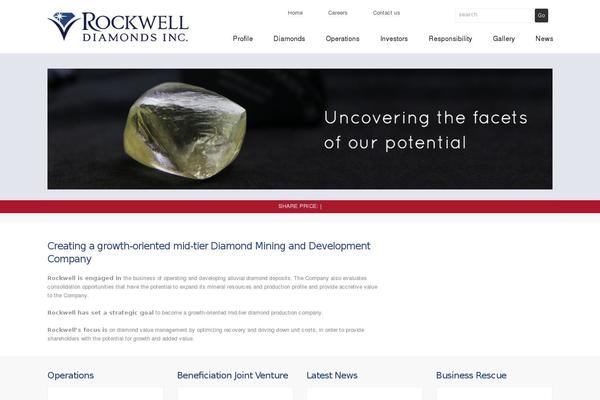 Rockwell theme site design template sample
