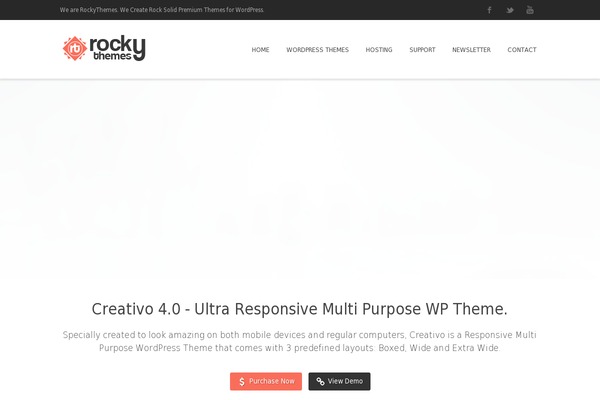 rocky theme websites examples
