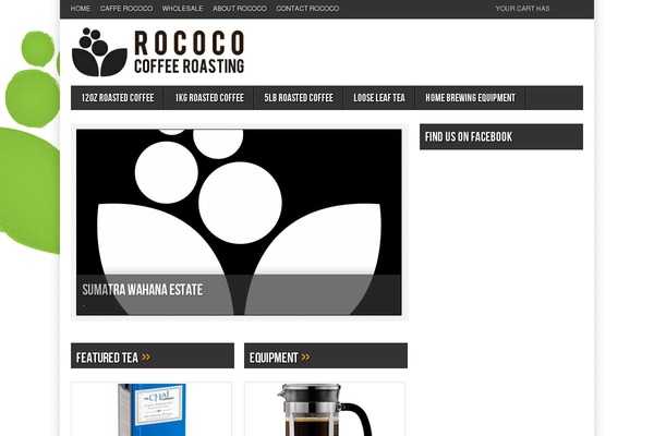 rocococoffee.com site used Rococo