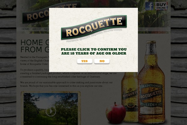 rocquettecider.com site used Arcom2.0