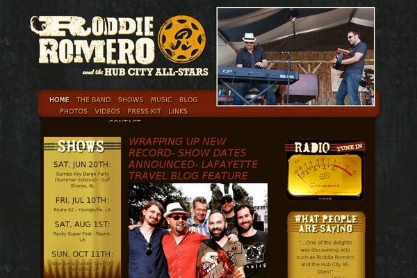 roddieromero.com site used Roddie-2013
