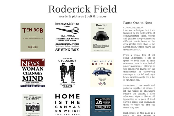 roderickfield.com site used Blank-theme