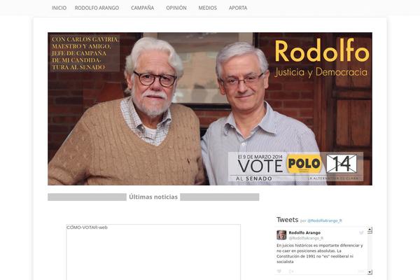 rodolfoarango.com site used Magazin